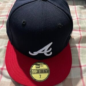 Atlanta Braves new era fitted baseball hat